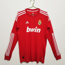 Retro Real Madrid long  away 1:1 Quality Soccer Jersey   2011-2012