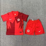 Canada  Home Kids Fans 1:1 Quality Soccer Jersey  26-27 (2026)