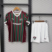 Fluminense  Home  Kids  1:1 Quality Soccer Jersey 26-27