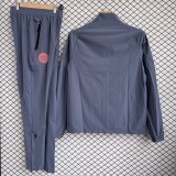 Bayern Munich  Windbreaker Sets With pants  Grey 1:1 Quality Soccer Jersey  25-26