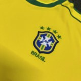 Retro Brazil Home   Kits Suit   1:1 Quality Soccer Jersey 1998