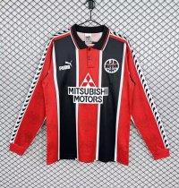 Retro Frankfurt  Home Long Sleeve 1:1 Quality Soccer Jersey 1996-1997