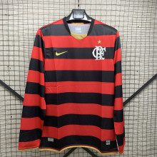 Retro Flamengo Home long  1:1 Quality Soccer Jersey    2008 2009