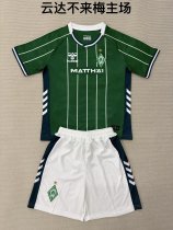 Bremen Home  Fans  (Kids and Man)  1:1 Quality Soccer Jersey  25-26