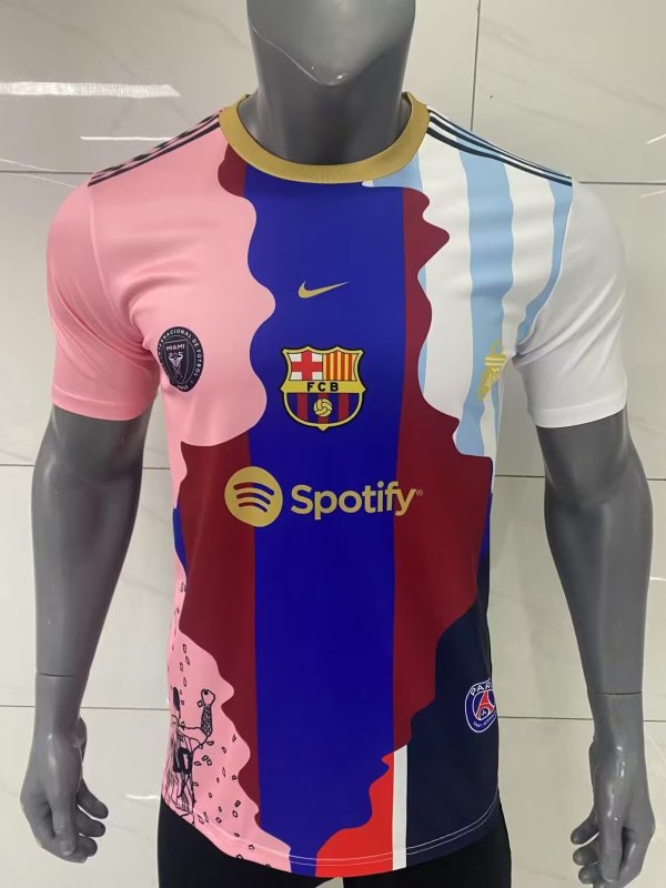 Barcelona   Messi#10 Commemorative Edition fans  1:1 Quality Soccer Jersey 25-26