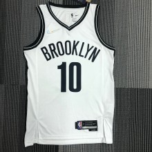 Brooklyn Nets White #10  SIMMONS 1:1 Quality NBA  Season Jerseys 75 Year