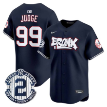MLB BRONX Blue #99 JUDGE 1:1 Quality Baseball  Jerseys