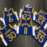 Golden State Warriors Blue V-Neck #35 DURANT 1:1 Quality NBA Season Jerseys 75 Year