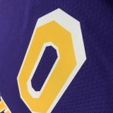 Retro Los Angeles Lakers Purple #0 WESTBROOK  1:1 Quality NBA Season Jerseys 2021