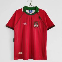 Retro Welsh home 1:1 Quality Soccer Jersey  1994-1996