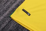 Retro  Brazil Home Long  Kids   1:1 Quality Soccer Jersey 1998