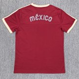 Retro Mexico Red 1:1 Quality Soccer Jersey  1984