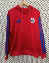 Universidad de Chile Hoodie Red   Jacket  Tracksuit  1:1 Quality Soccer Jersey  26-27