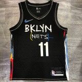 Brooklyn Nets City Edition graffiti Black #11 IRVING 1:1 Quality NBA  Season Jerseys 2021