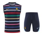 France Training clothing Vest  set  1:1 Quality Soccer Jersey    24-25