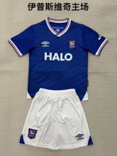 Ipswich Town Home  Fans  (Kids and Man)  1:1 Quality Soccer Jersey  25-26