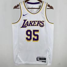 Lakers TOSCANO #95 White NBA Jerseys 24-25