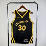 Golden State Warriors BLACK City Edition #30 CURRY 1:1 Quality NBA Season Jerseys 2024