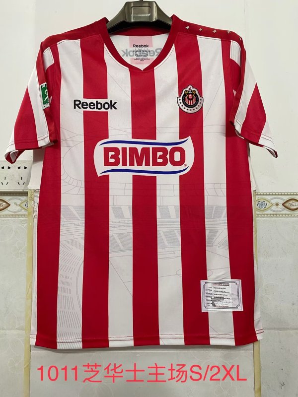 Retro Chivas Home  1:1 Quality Soccer Jersey  2010-2011