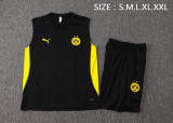 Dortmund  vest black    training  fans  1:1 Quality Soccer Jersey  24-25