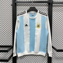 Argentina  Hoodie White Blue  Jacket  Tracksuit  1:1 Quality Soccer Jersey  25-26