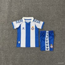 Espanyol Home  Kids Fans  1:1 Quality Soccer Jersey  25-26