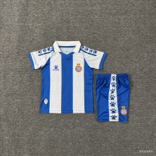 Espanyol Home  Kids Fans  1:1 Quality Soccer Jersey  25-26