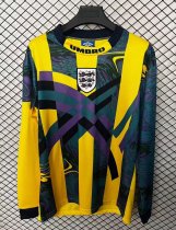 Retro England Goalkeeper 1:1 Quality Soccer Jersey  1995