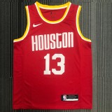 Houston Rockets Retro Red #13 HARDEN 1:1 Quality NBA  Season Jerseys