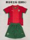 Morocco home fans 1:1 Quality Soccer Jersey   have kids  (16-2XL)   24-25