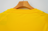 Retro Brazil Home long 1:1 Quality Soccer Jersey  2002
