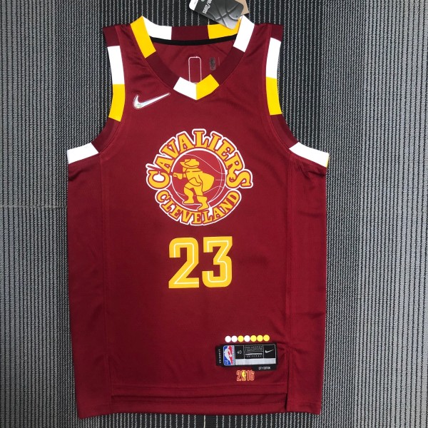 Cleveland Cavaliers Red City Edition 23 James  NBA Jerseys 2023