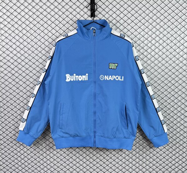 Retro Napoli Windbreaker Blue 1:1 1987-1988