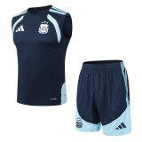 Argentina Vest Training Player With Pants Sets 1:1 Quality Soccer Jersey   26-27 (2026)