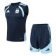 Argentina Vest Training Player With Pants Sets 1:1 Quality Soccer Jersey   26-27 (2026)