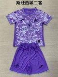 Swansea City third away kids 1:1 Quality Soccer Jersey  24-25