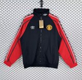 Retro Manchester United Windbreaker  Black 1:1 1998-1999