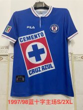 Retro  Cruz Azul Home 1:1 Quality Soccer Jersey   1997-1998
