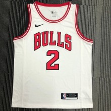 Chicago Bulls White #2 BALL 1:1 Quality NBA  Season Jerseys