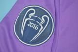 Retro Real Madrid home player long 1:1 Quality Soccer Jersey   2016-2017