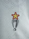 Retro Ac AWAY   1:1 Quality Soccer Jersey 1989-1990
