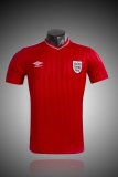 Retro England Home 1:1 Quality Soccer Jersey  1986