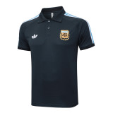 Argentina Polo Fans Drak Grey  1:1 Quality Soccer Jersey  25-26