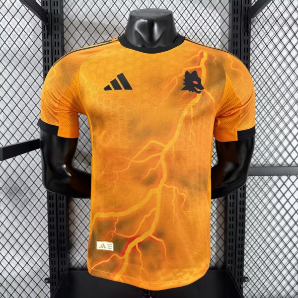 Roma Away Player 1:1 Quality Soccer Jersey   25-26