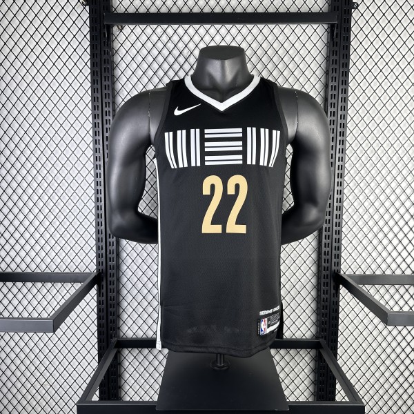 Memphis Grizzlies City Edition Black #22 BANE 1:1 Quality NBA Jerseys 2024
