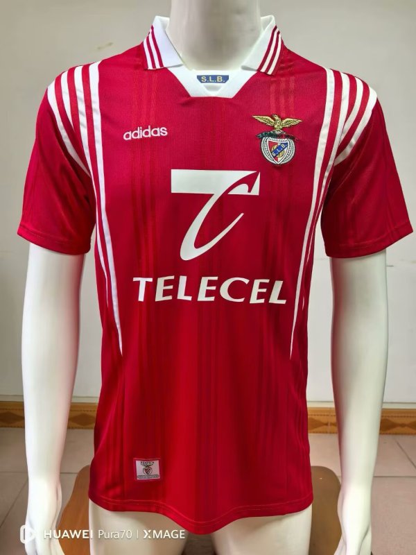 Retro Benfica  home Fans 1:1 Quality Soccer Jersey 1997-1998-1999