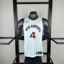 San Antonio Spurs  City Edition #4 FOX NBA Jerseys  2025