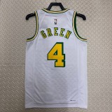 Houston Rockets Retro White #4 GREEN 1:1 Quality NBA  Season Jerseys 2023