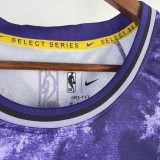 Los Angeles Lakers  Purple Honor Edition 6 James  round neck  NBA Jerseys 2023