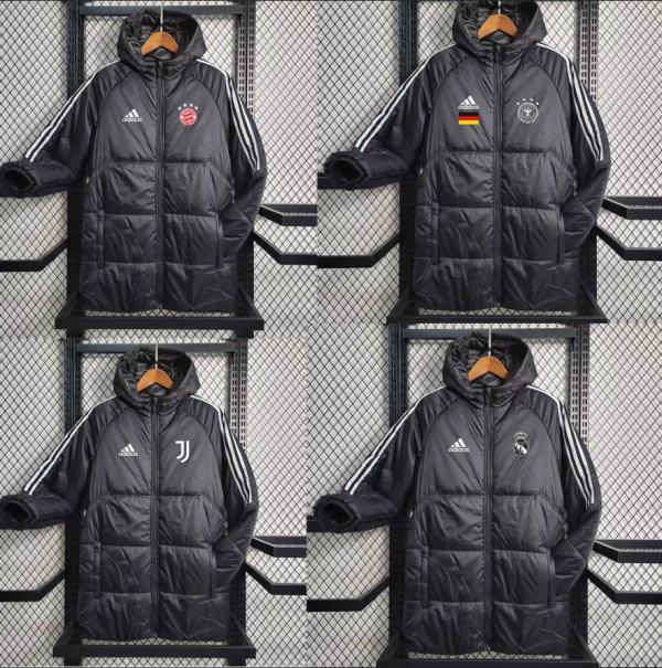 Real Madrid  Arsenal  Benfica Flamengo Colombia  river Mexico   Bayern Munich  Germany  all team customized cotton-padded clothes Jacket 1:1 25-26